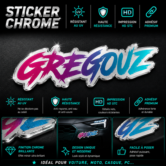 Stickers Holographiques & Chrome